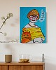 obrazy Obraz do salonu portret odlotowa babcia 1