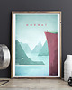 plakaty Norwegia - vintage plakat 1