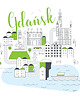 plakaty Gdańsk plakat 40x40 cm 1