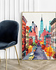 plakaty New York City  Nowy Jork - plakat ilustracja grafika 2