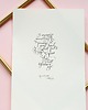 plakaty Plakat kaligrafia: I recognize something familiar in your Soul 1