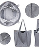 torby XXL Big Lazy bag torba grafitowa na zamek / vegan 2