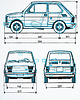 t-shirty dla dziewczynki dla dzieci FIAT 126 MALUCH  tshirt 1