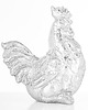 ozdoby wielkanocne Dekoracja - kogut 19x10x16 cm  srebrny POLLAME-2 1