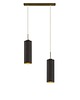 lampy wiszące 2-płomienna lampa wisząca do kuchni tuba MADERA 7
