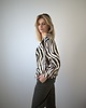 bluza bez kaptura damska Bomberka oversize zebra 4