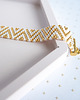 bransoletki ze szkła Bransoletka Soft Gold 6