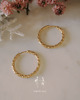 kolczyki pozłacane Kolczyki pozłacane Statement Hoops 1