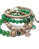 bransoletki z kamieni naturalnych Emerald and  sand vol. 5 /02.01.22/ -  set 1