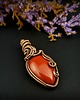 wisiory Jaspis mokait wisiorek wire wrapping 9
