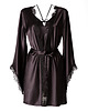 szlafroki damskie Satynowe kimono Black Beauty 6