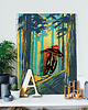 plakaty Log Jumper - plakat rowerowy A3 3
