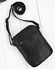 torby i nerki męskie Saszetka męska skórzana czarna na ramię washed leather SL-03-CSBL 1