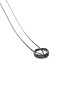 wisiory MINIMAL mini necklace / black silver 3