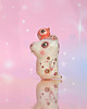 figurki i rzeźby Zębaty Piesek  z kotkiem balonikiem, miniaturowe zwierzę z gliny polimerowej 3