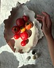 talerze, miski Ceramiczna Patera Handmade na Ciasta Owoce Przekąski Ostryga 6