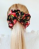 gumki do włosów Scrunchie do włosów, gumka do włosów, frotka z wiskozy Pieśń nocy XXL 4