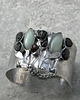 bransoletki z kamieni naturalnych Surowe czarne turmaliny   - BRANSOLETA MANKIET  CUFF 1
