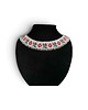 kolie Łemkowska krywulka Kwiatowy ornament, naszyjnik koralikowy handmade 6