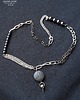wisiory Łańcuszkowy naszyjnik - wisior w stylu boho unikat handmade unisex PREZENT 7