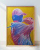 plakaty Plakat Golfista reprodukcja pasteli suchych 1