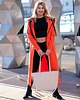 bluza z kapturem damska Mega długa bluza Fiesta 4