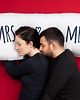 poduszki z napisami Poduszka dla dwojga One Pillow "Mr&Mrs" 2