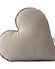 poduszki do pokoju dziecka Personalizowana poduszka serce BEIGE 1