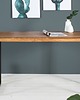 regały i półki Biurko konsola Elements drewno sheesham 118cm 3