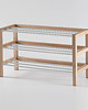 regały Drewniany Regał na buty bench4home Przedpokój 5