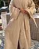 ubrania różne Długie lniane kimono 3