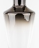 wazony Wazon szklany srebrny 39,5x20x20 cm ARGENTO-2 tall 2