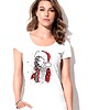 t-shirt damskie Koszulka organiczna z nadrukiem  Christmas girl 1