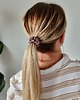 gumki do włosów Gumka jedwabna, scrunchie, frotka rose gold MINI 3