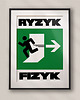 grafiki i ilustracje Plakat typograficzny - Ryzyk Fizyk 2