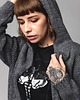 kardigany damskie Sweter UNDERWORLD z rozcięciami grafitowy 3