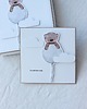 kartki scrapbooking Miś w chmurach. Kartka w pudełku 2