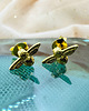 kolczyki pozłacane Kolczyki  pszczoły  , mini złote pszczółki 3