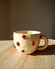 filiżanki Ceramiczna ręcznie robiona filiżanka w poziomki 2