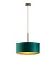 lampy wiszące Czarna lampa wisząc do sypialni w stylu glamour SINTRA GOLD z kloszem 40 cm 5