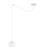 lampy wiszące Pojedyncza lampa wisząca z drucianym kloszem typu pająk GALO LOFT L1 5