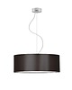 lampy wiszące Szara lampa wisząca do salonu z abażurem HAJFA fi - 50 cm 7