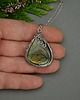 wisiory Wisiorek kolorowy labradoryt wire wrapping 4