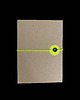 notatniki i albumy Notes w kropki zamykany na gumkę Fluo Yellow 2