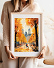 plakaty Plakat Jesienne miasto 2