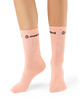 skarpetki damskie Skarpetki do jogi/pilates/fitness IDEAL GRIP - peach sorbet 1