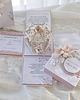 zaproszenia i kartki na ślub Kartka ślubna  w stylu boho personalizowana z niespodzianką 3