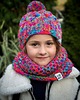czapki dziecięce Czapka zimowa dla dziecka HAPPY "Kolorki" 5