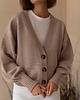 kardigany damskie Kardigan Merino beżowy 1