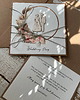 kartki scrapbooking Kartka ślubna po angielsku boho wedding day 1